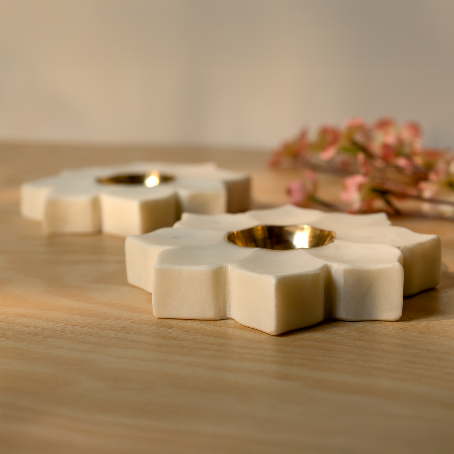 CHAMELI TEA-LIGHT HOLDER (Set of Two)