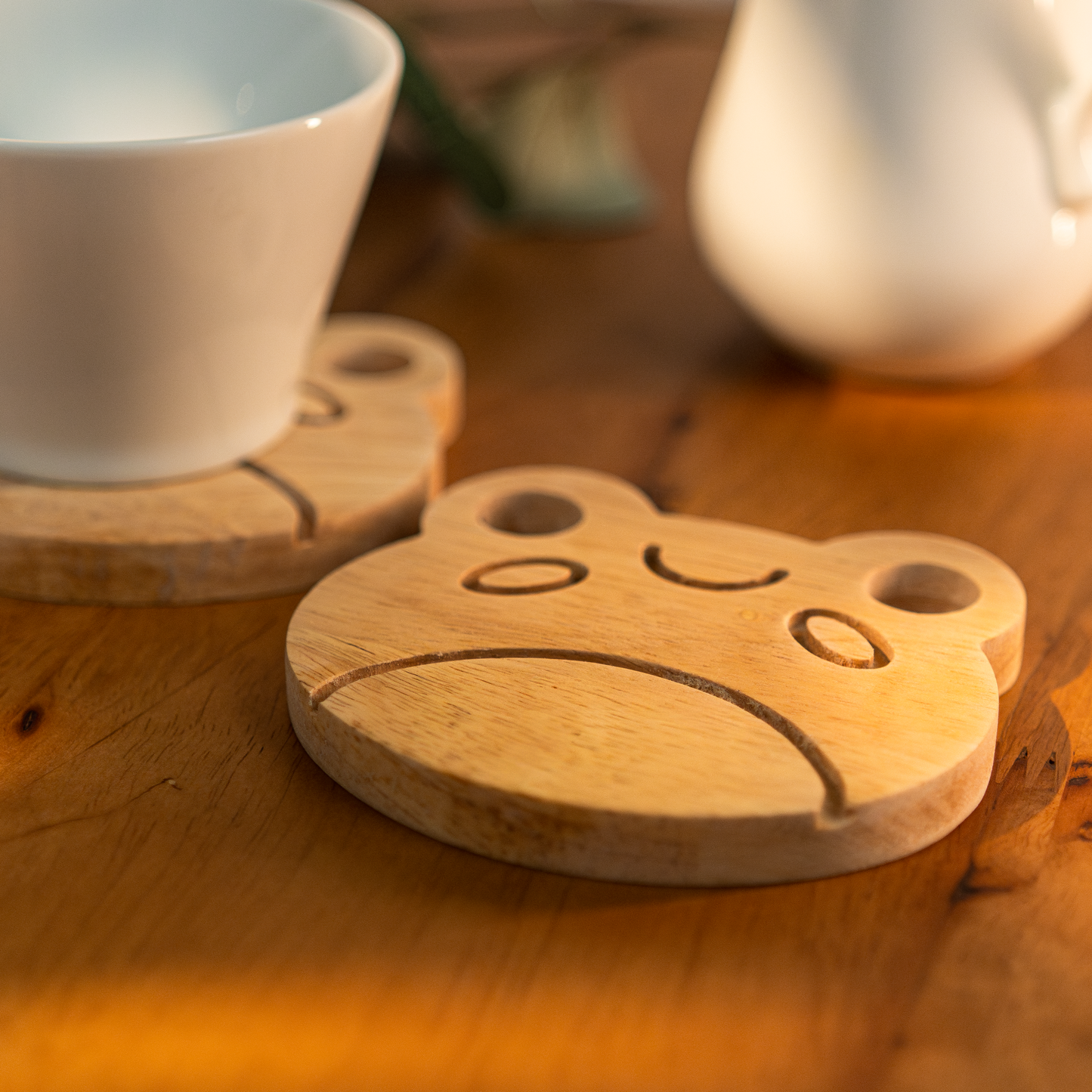 KNICK-KNACK: FROG COASTERS (set of two)