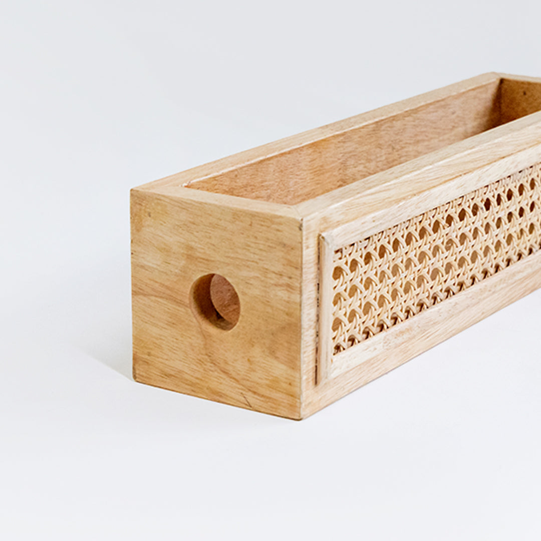 RATTAN BOX SHELF