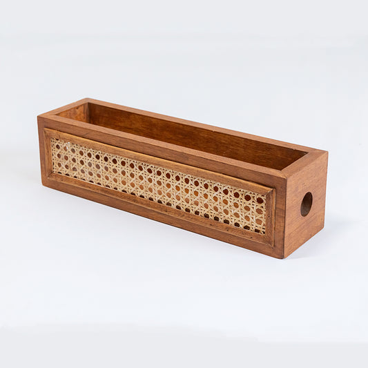 RATTAN BOX SHELF