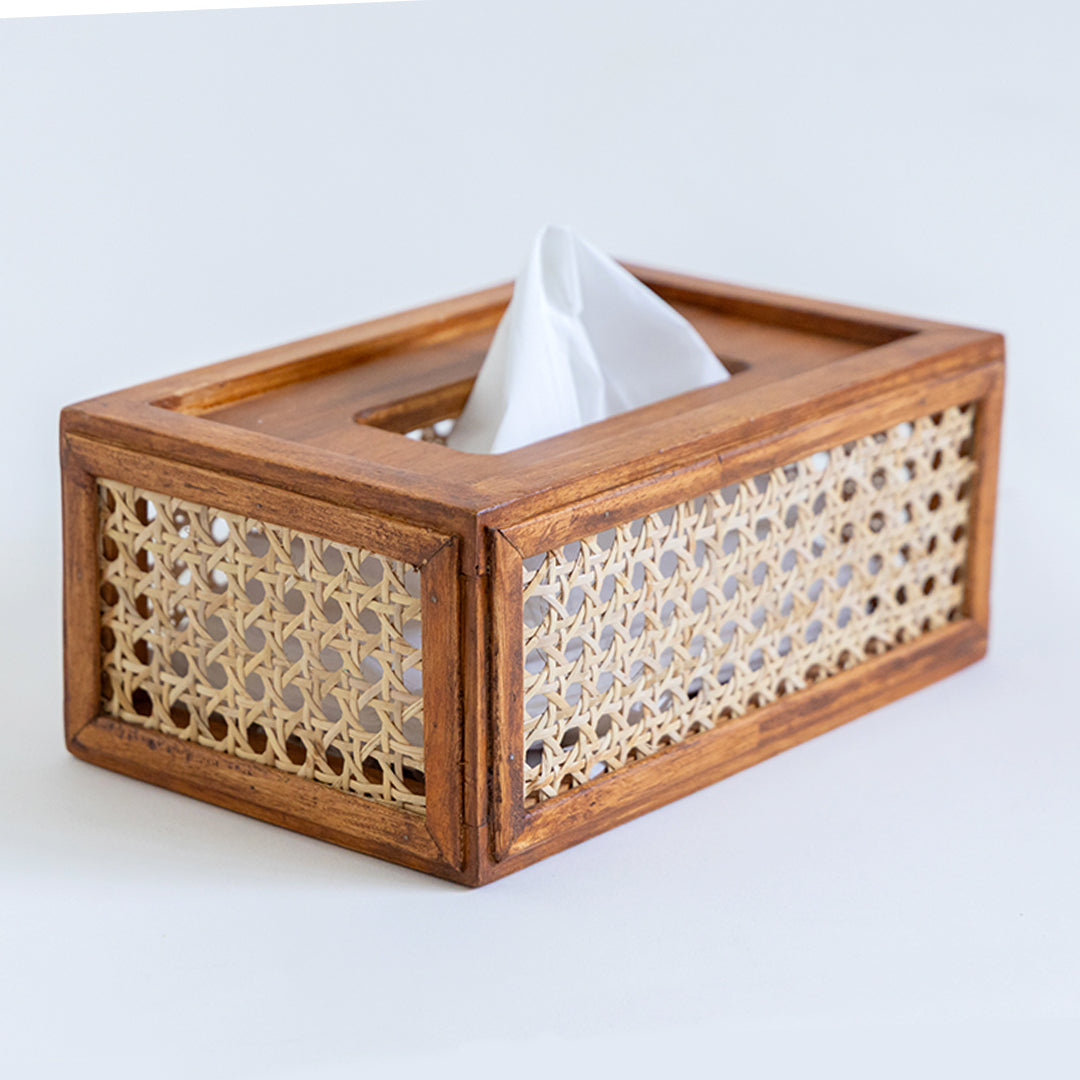 RATTAN TISSUE BOX