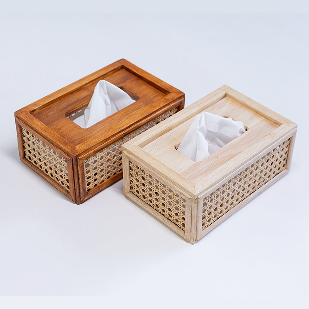 RATTAN TISSUE BOX