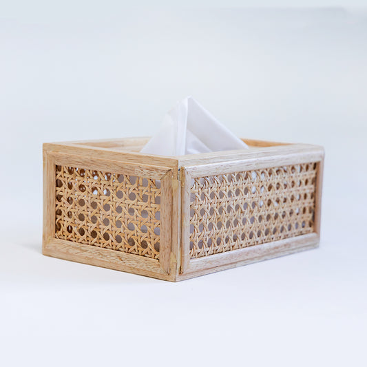 RATTAN TISSUE BOX