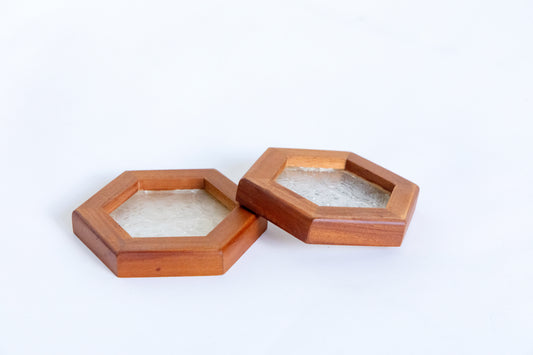 RUMI HEXAGON  COASTERS(Set of 2)