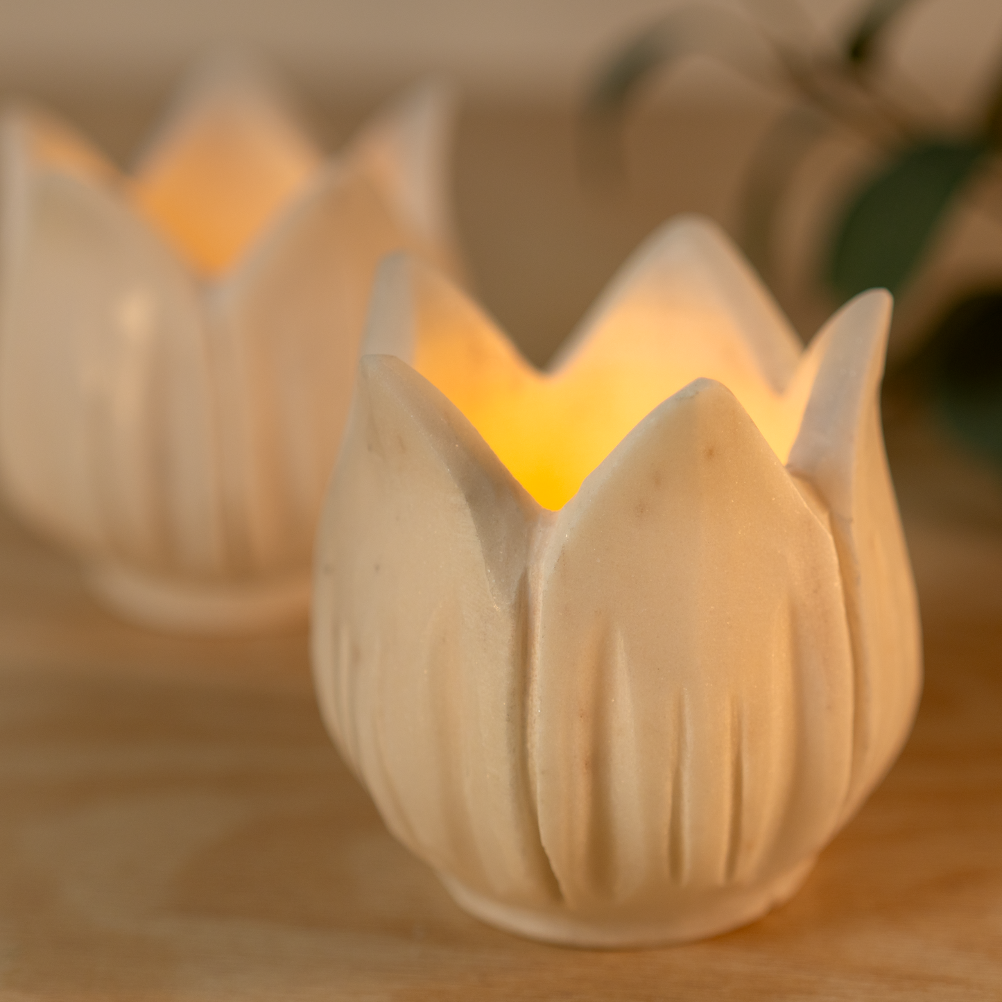 THAMARA TEA-LIGHT HOLDER (Set of Two)