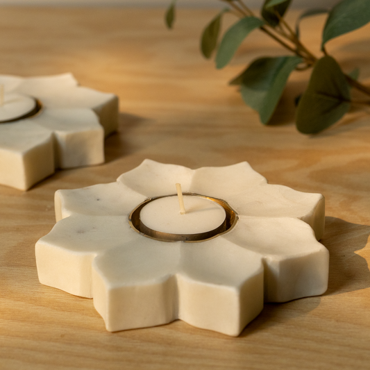 CHAMELI TEA-LIGHT HOLDER (Set of Two)