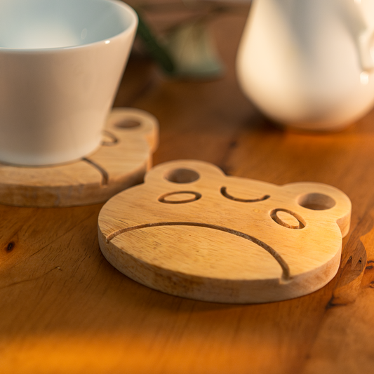 KNICK-KNACK: FROG COASTERS (set of two)